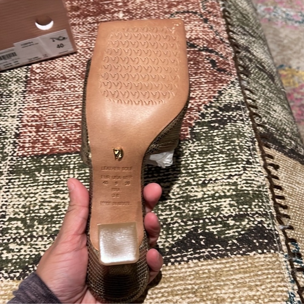 Vincenza metallic mules from Anthropologie - Picture 4 of 4